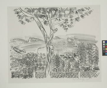 Golfe Juan, 1926 (lithograph)