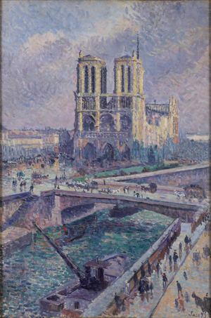 Notre Dame, 1899 (oil on canvas)
