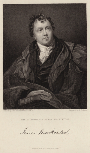 Portrait of Sir James Mackintosh (engraving)