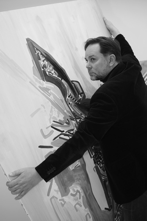 Portrait of Stephane Heaume (b/w photo,  2020)