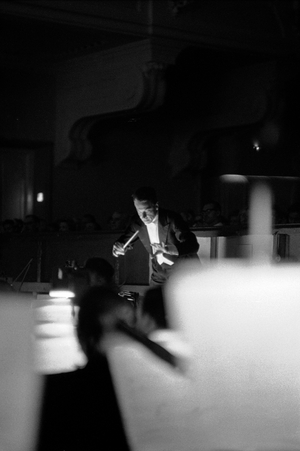 Herbert von Karajan conducting at the Salzburg Festival ..., 1957 (photo)