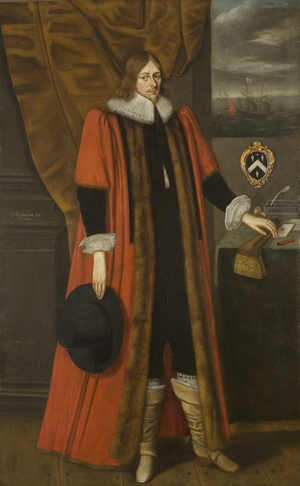 Portrait of Robert Yeamans, 1642 (oil on canvas)