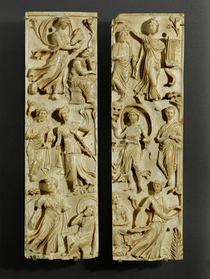 Diptych with the Muses. Ivory, …
