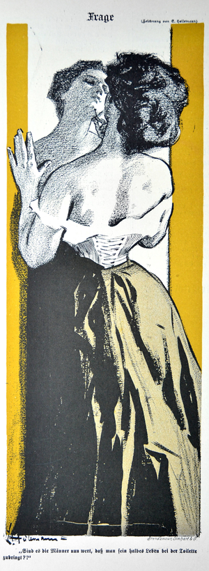 "Frage" ("Question") by Ernst Heilemann , 1901