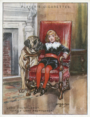 Lord Fauntleroy. "Little Lord Fauntleroy" (colour litho)