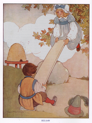 Nursery Rhymes Book Plate, USA, 1910s