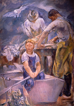 The Catch Alice Kent Stoddard 1884-1976 American David David Gallery, Philadelphia, Pennsylvania, USA