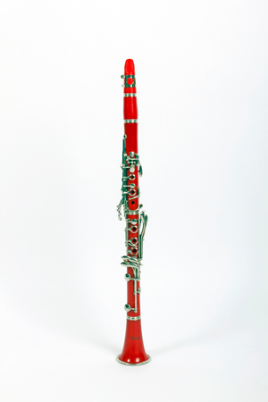 Red B flat clarinet