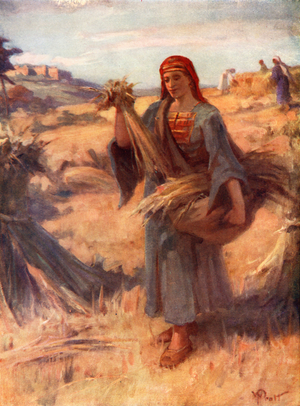 Ruth in the Fields of Corn, Ruth ii, 2 (colour litho)
