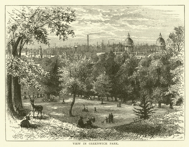 View in Greenwich Park (engraving)