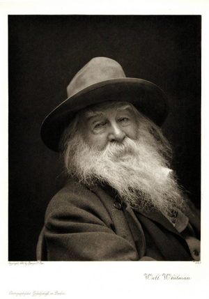 Walt Whitman, 1887 (copper plate print)