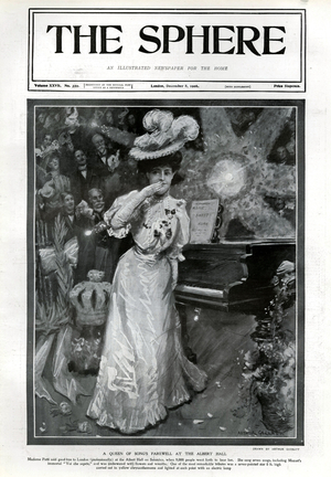 The Sphere Magazine Plate, UK, 1900s