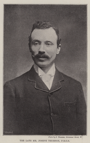 The Late Mr Joseph Thomson, FRGS (b/w photo)