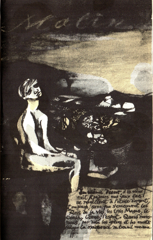 Illustration from A Season in Hell by Arthur Rimbaud, c.1957 (colour litho)