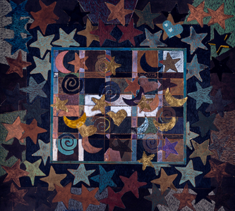 Star Heart Series #13 1989 Marilee Whitehouse-Holm (b.1949/American) Paper on Foamboard Private Collection