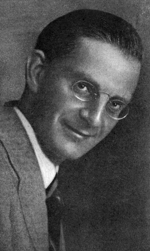 Neville Cardus, from 'The Bookman', October 1924 (b/w photo)
