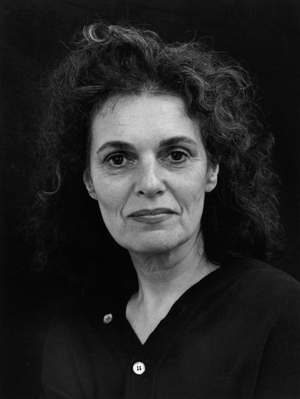 Pat Steir, Arles, France, 1992 (b/w photo)