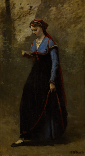 The Reader, 1868 (oil on canvas)