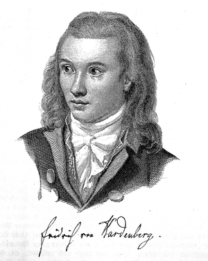 Novalis was the pseudonym and pen name of Georg Philipp Friedrich Freiherr von Hardenberg