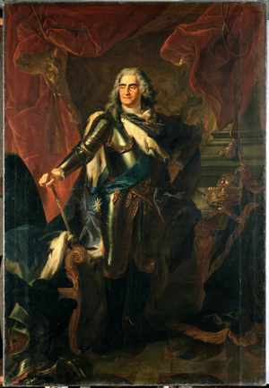 King August II of Poland (1670-1733), 1718 (oil on canvas)
