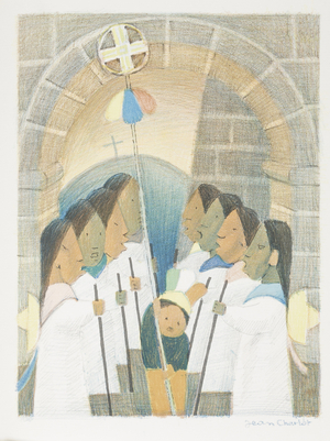 Pastoras, Illustration from Picture Book, 1933 (colour litho)