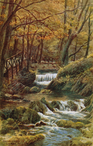 Groudle Glen, I of Man (colour litho)
