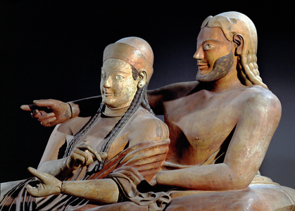 Sarcophagus of a couple from …