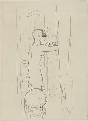 La Toilette (The Bath), 1927 (drypoint on wove paper)