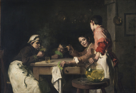 The Card Players, ca. 1897 (oil on canvas)