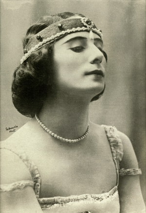 Portrait de Anna Pavlowa  (photo)