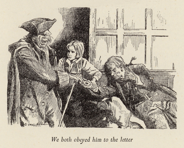Illustration for Treasure Island by Robert Louis Stevenson (litho)