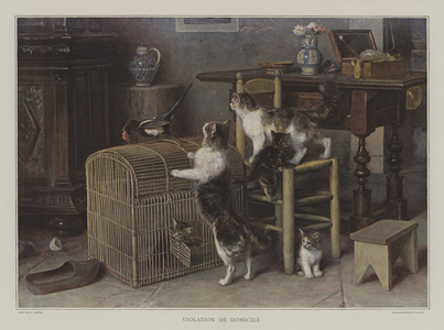 Violation de Domicile (colour litho)