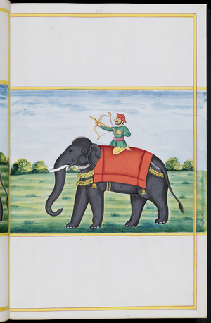 Palakapya' s Gajashastra, Elephant lore, 1974-1978 (illumination)