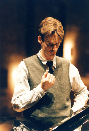 Ian Bostridge rehearsing at Aldeburgh, June 1998 English tenor