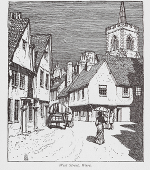West Street, Ware (litho)