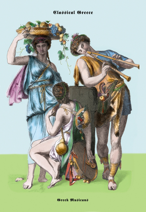 Classical Greek Musicians, Exotic Costumes from Antiquity to 1800