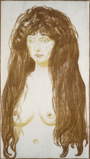 Nude Woman with Red Hair and Green Eyes, c.1901 (print)