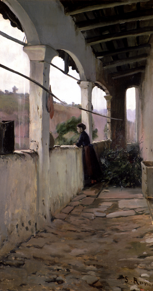 Winter rain, 19th, 20th century (oil)