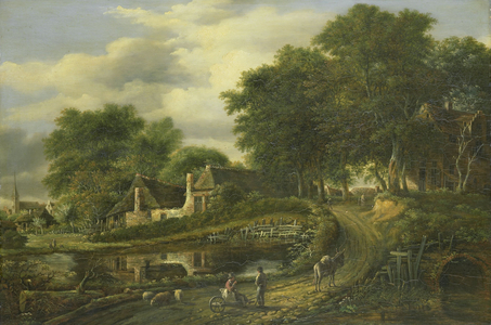 Landscape, 1800-1837 (oil on panel)