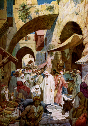 Jesus cures a sick woman - Bible