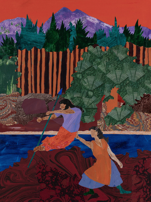 Negotiating within marriage (collage)