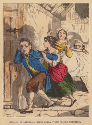 Solomon of Brighton, whom every thing would frighten (colour litho)