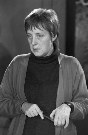 Angela Merkel at a meeting of the Federal Cabinet in Bonn, 1991 (photo)