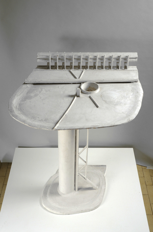 Table I, 1976 (wood & plaster)
