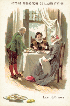 Oysters (chromolitho)