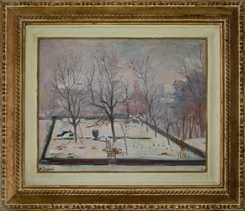 Snowfall (Oil painting on canvas)