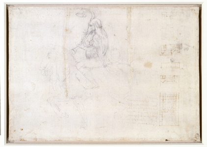 A design for a musical elephant costume, c.1507 (black chalk on paper)