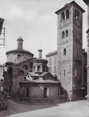 Milano, Chiesa di S Satiro, Opera di Bramante (b/w photo)