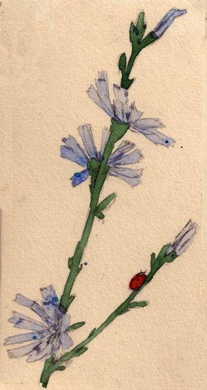 Illustration from 'Alyonka' by Ludmila Zubkova, 1957 (gouache on paper)