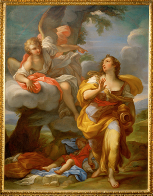 Hagar et l' ange - Hagar and the angel …